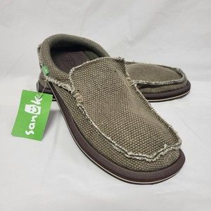 New Men's SANUK Sandals Shoes CHIBA Brown Sz 8 NWT SMF 1047